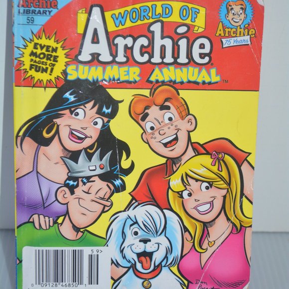 The Archie Library: #59 WORLD OF Archie Comics Book SUMMER  ANNUAL DIGEST 2016 - Picture 1 of 9